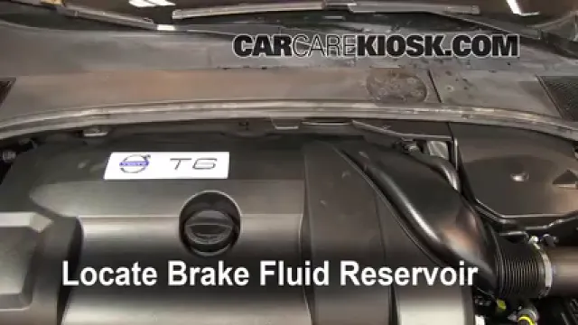 2010 Volvo S80 T6 3.0L 6 Cyl. Turbo Líquido de frenos Agregar fluido